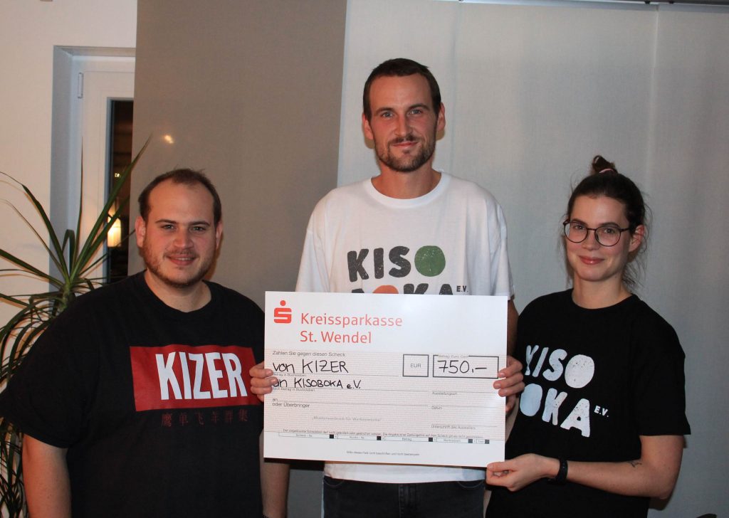 KIZER spendet 750 € an Kisoboka eV